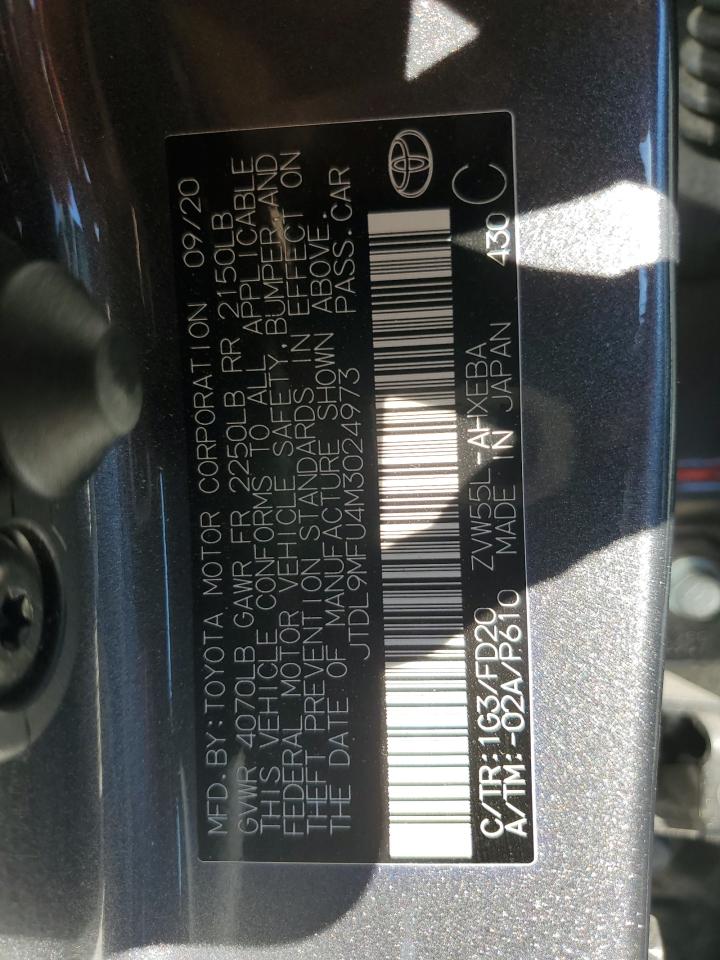 Photo 12 VIN: JTDL9MFU4M3024973 - TOYOTA PRIUS 