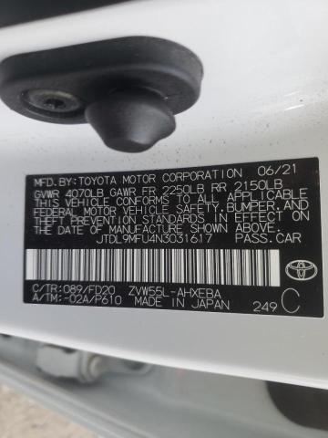 Photo 9 VIN: JTDL9MFU4N3031617 - TOYOTA PRIUS LE 