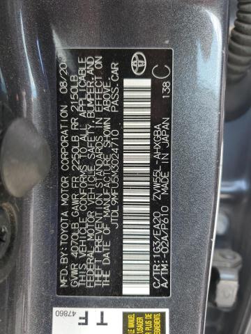 Photo 12 VIN: JTDL9MFU5M3024710 - TOYOTA PRIUS LE 