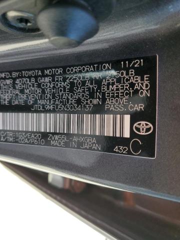 Photo 11 VIN: JTDL9MFU5N3034137 - TOYOTA PRIUS LE 