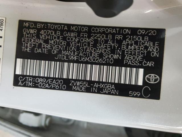 Photo 12 VIN: JTDL9MFU6M3026210 - TOYOTA PRIUS LE 