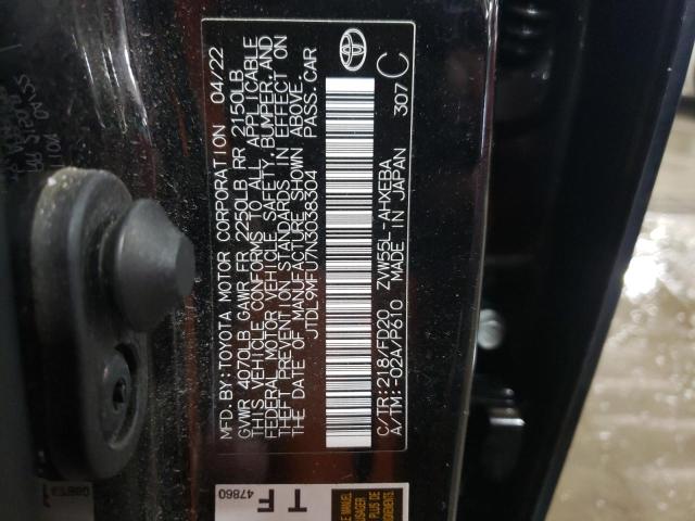 Photo 11 VIN: JTDL9MFU7N3038304 - TOYOTA PRIUS 