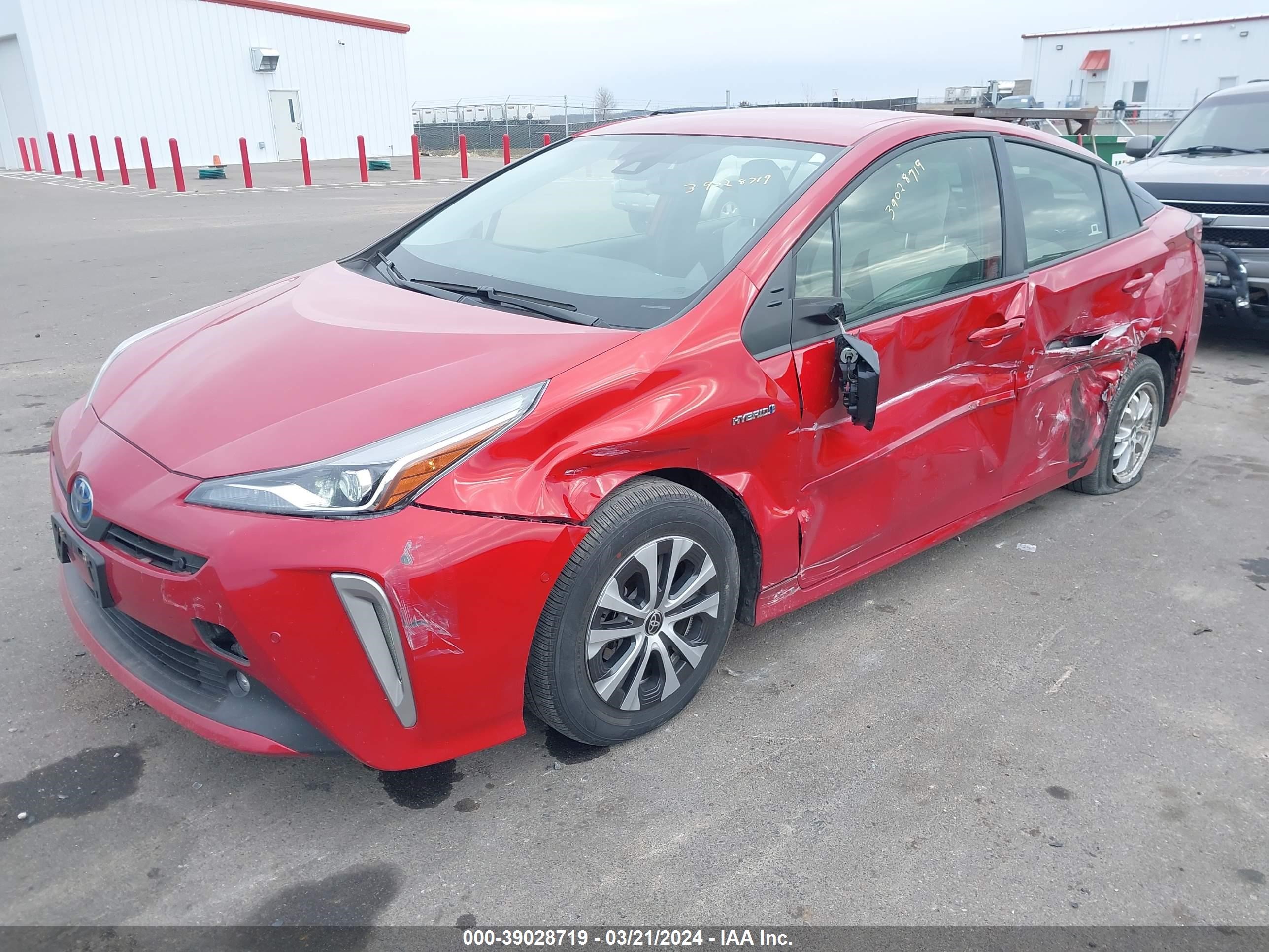 Photo 1 VIN: JTDL9MFU7N3038318 - TOYOTA PRIUS 