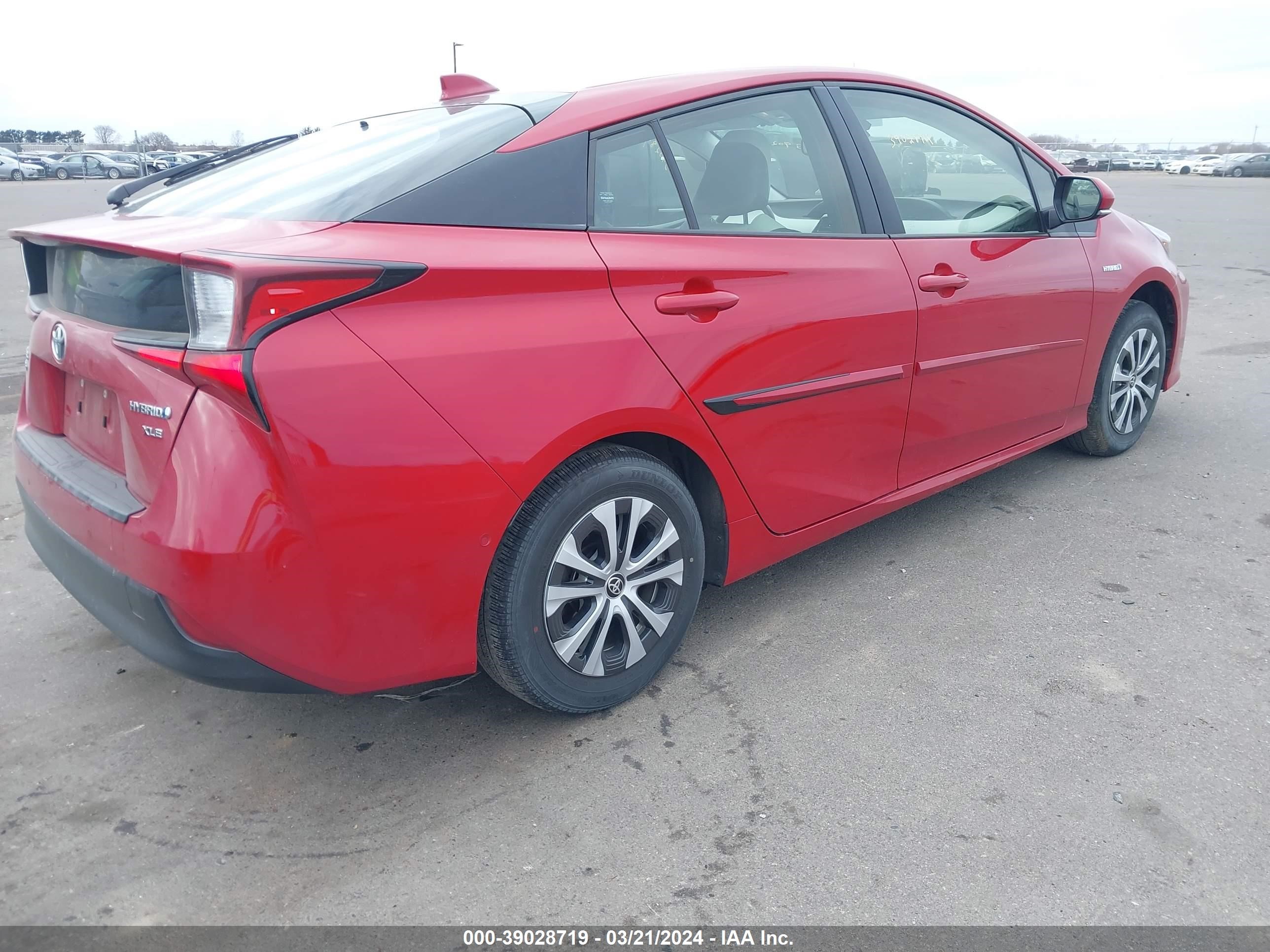 Photo 3 VIN: JTDL9MFU7N3038318 - TOYOTA PRIUS 