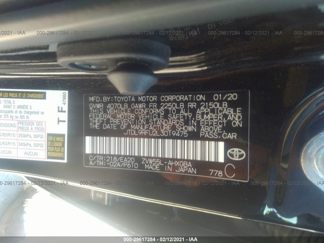 Photo 8 VIN: JTDL9RFU2L3019475 - TOYOTA PRIUS 