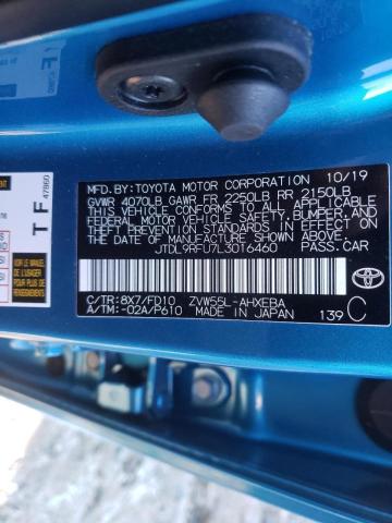 Photo 9 VIN: JTDL9RFU7L3016460 - TOYOTA PRIUS 