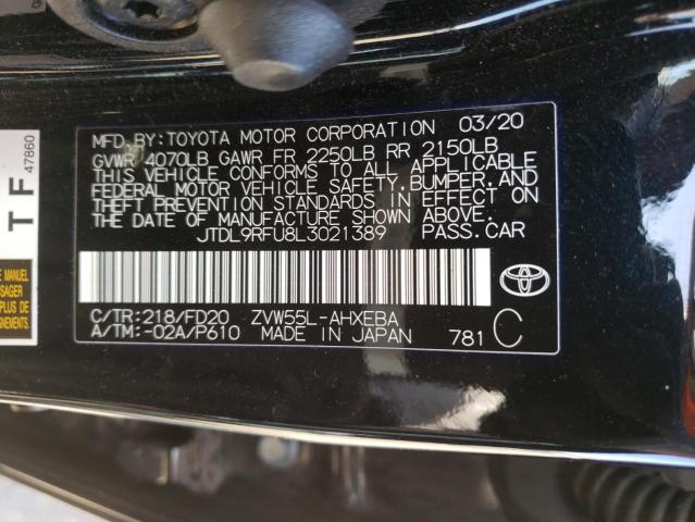 Photo 9 VIN: JTDL9RFU8L3021389 - TOYOTA PRIUS LE 