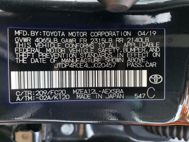 Photo 11 VIN: JTDP4RCE4LJ020457 - TOYOTA COROLLA 