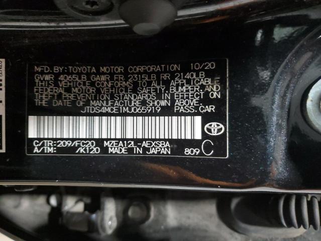 Photo 11 VIN: JTDS4MCE1MJ065919 - TOYOTA COROLLA 