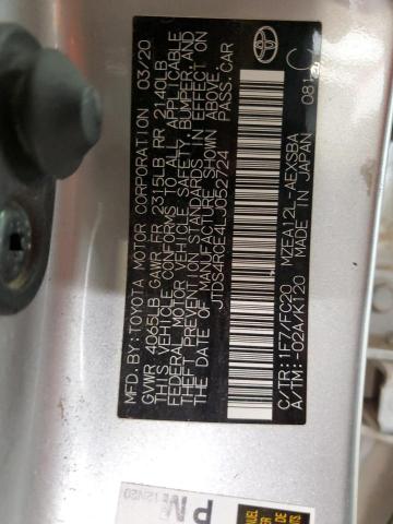 Photo 11 VIN: JTDS4RCE4LJ052724 - TOYOTA COROLLA SE 