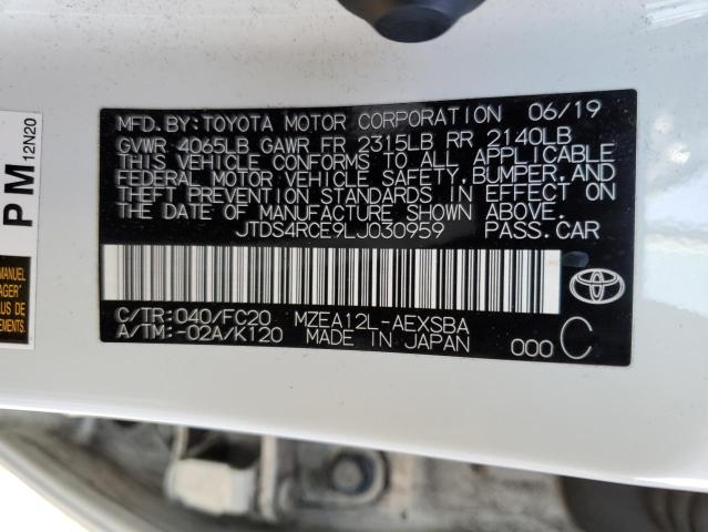 Photo 11 VIN: JTDS4RCE9LJ030959 - TOYOTA COROLLA SE 