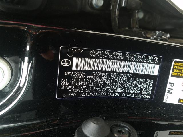 Photo 9 VIN: JTDS4RCE9LJ044098 - TOYOTA COROLLA SE 