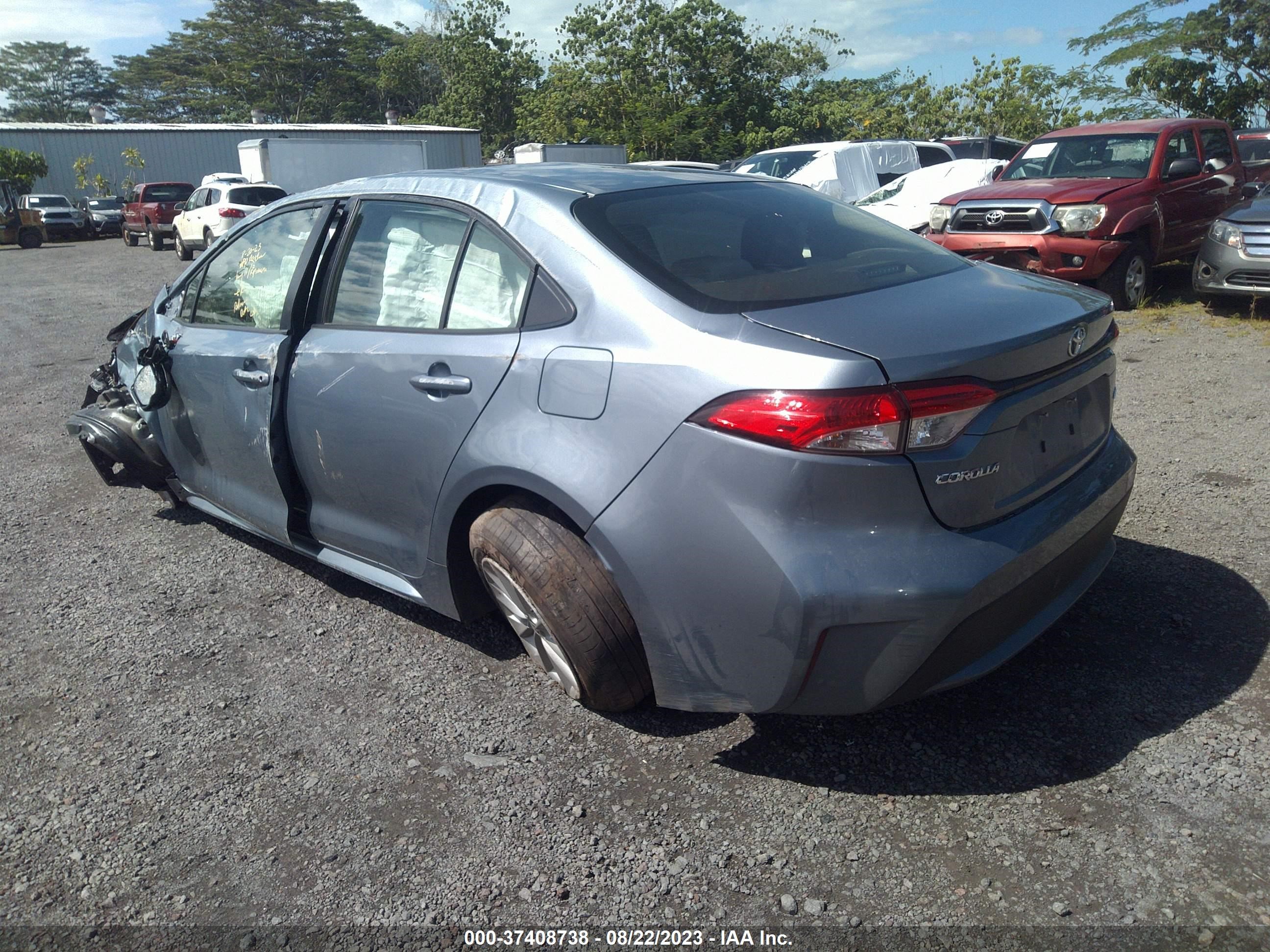 Photo 2 VIN: JTDVPMAE7NJ209207 - TOYOTA COROLLA 