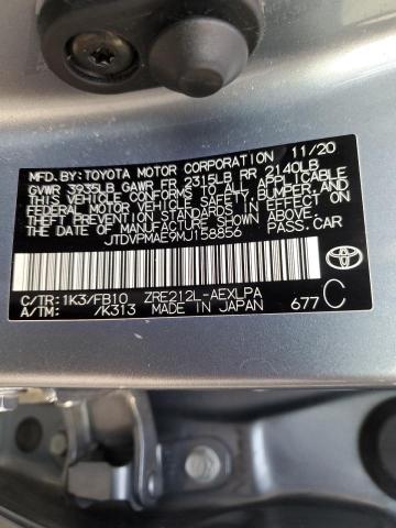 Photo 11 VIN: JTDVPMAE9MJ158856 - TOYOTA COROLLA LE 