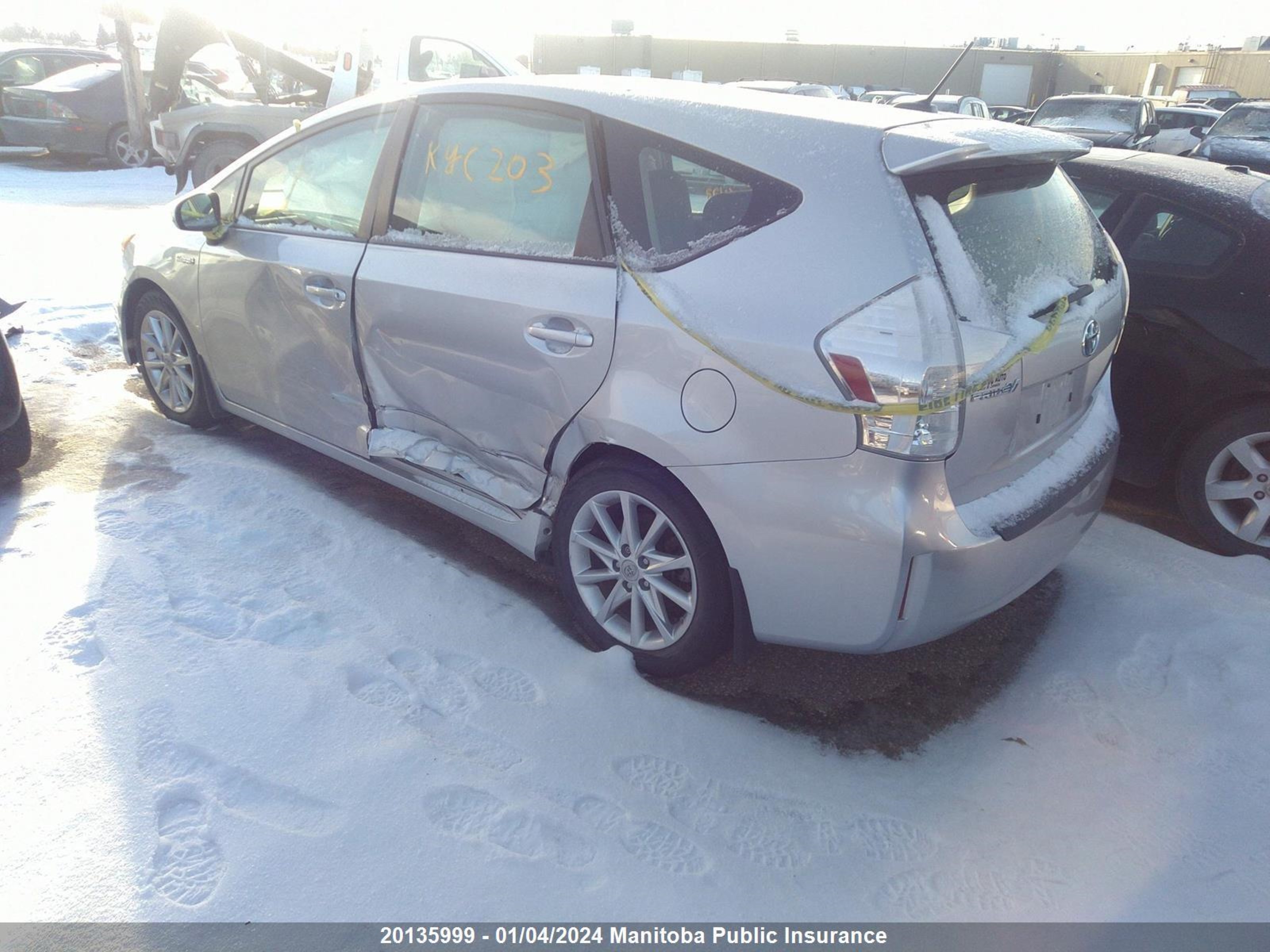 Photo 2 VIN: JTDZN3EU0C3078660 - TOYOTA PRIUS V (+) 