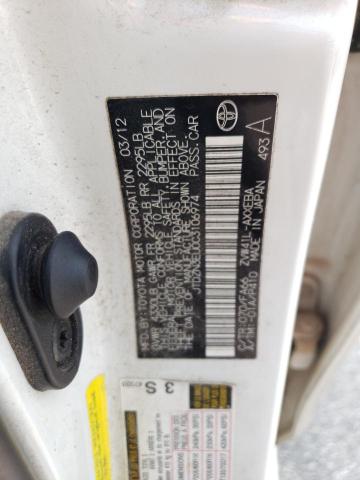 Photo 12 VIN: JTDZN3EU0C3106974 - TOYOTA PRIUS V 