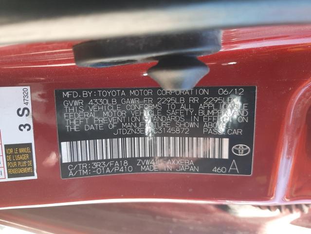 Photo 11 VIN: JTDZN3EU0C3145872 - TOYOTA PRIUS 