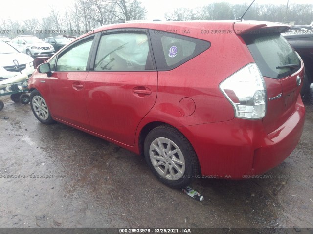 Photo 2 VIN: JTDZN3EU0D3189470 - TOYOTA PRIUS V 