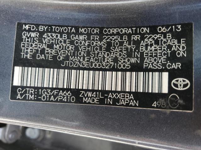 Photo 11 VIN: JTDZN3EU0D3271005 - TOYOTA PRIUS V 