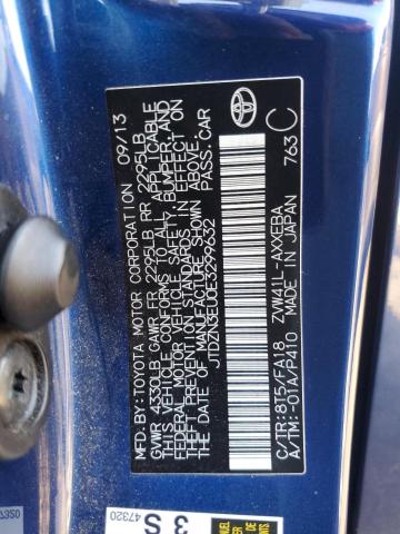 Photo 11 VIN: JTDZN3EU0E3299632 - TOYOTA PRIUS V 