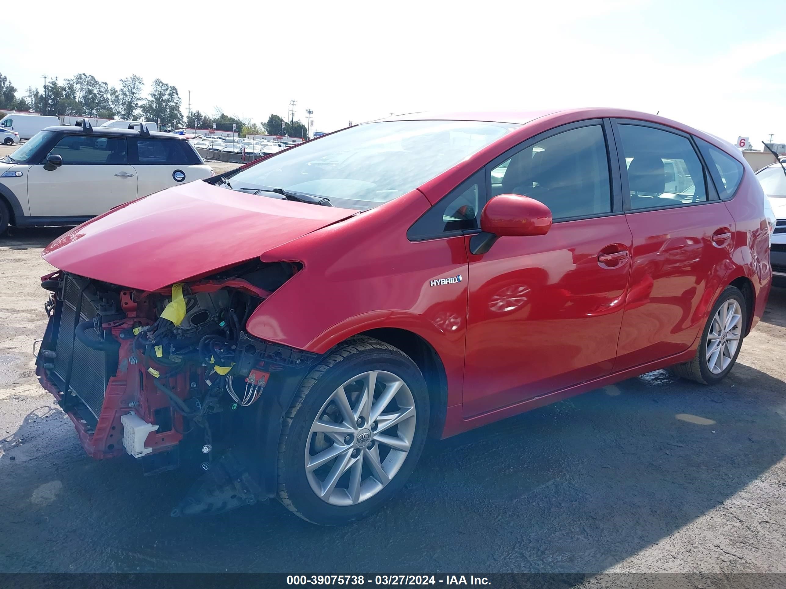 Photo 1 VIN: JTDZN3EU0E3358579 - TOYOTA PRIUS V (+) 