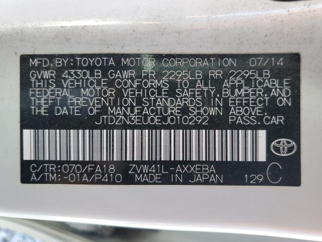 Photo 12 VIN: JTDZN3EU0EJ010292 - TOYOTA PRIUS 