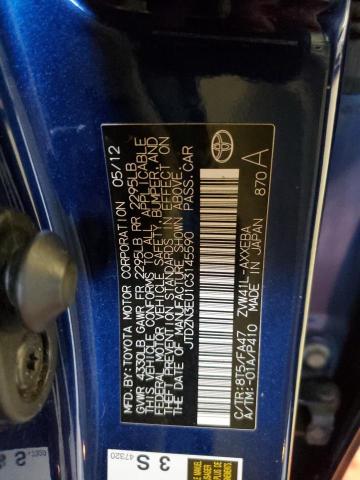 Photo 12 VIN: JTDZN3EU1C3145590 - TOYOTA PRIUS 