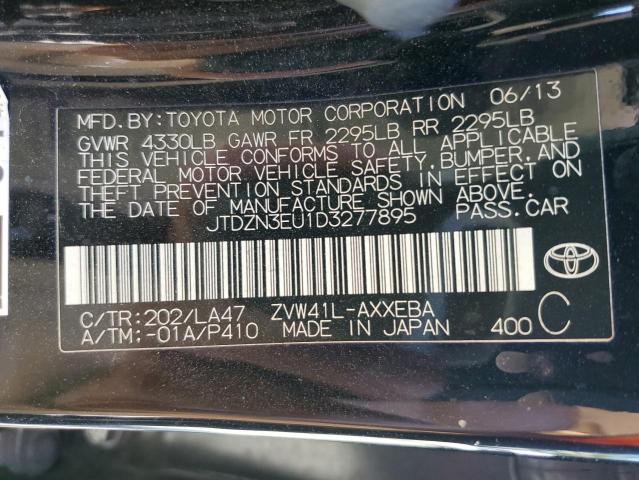 Photo 11 VIN: JTDZN3EU1D3277895 - TOYOTA PRIUS V 