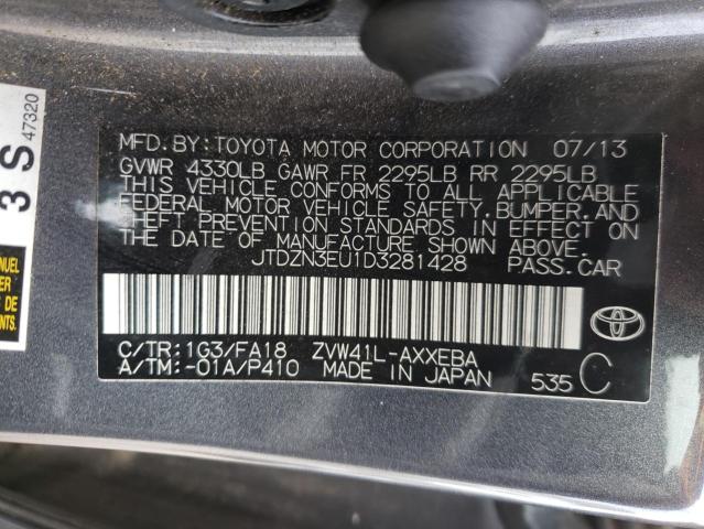 Photo 9 VIN: JTDZN3EU1D3281428 - TOYOTA PRIUS V 