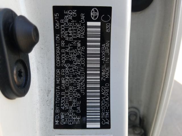 Photo 9 VIN: JTDZN3EU1FJ037776 - TOYOTA PRIUS V 