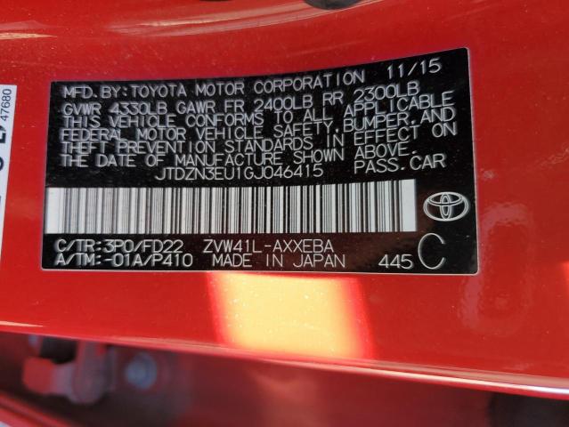 Photo 11 VIN: JTDZN3EU1GJ046415 - TOYOTA PRIUS 