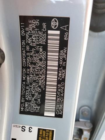 Photo 11 VIN: JTDZN3EU2C3027550 - TOYOTA PRIUS V 