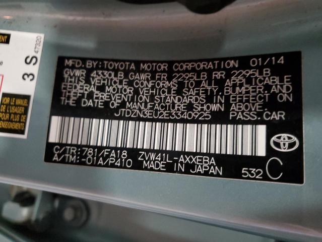 Photo 13 VIN: JTDZN3EU2E3340925 - TOYOTA PRIUS V 