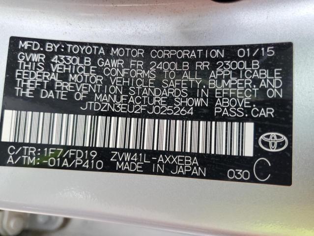 Photo 12 VIN: JTDZN3EU2FJ025264 - TOYOTA PRIUS V 