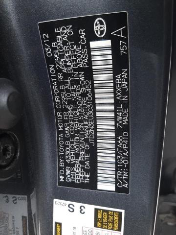 Photo 11 VIN: JTDZN3EU3C3106452 - TOYOTA PRIUS V 