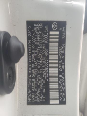 Photo 11 VIN: JTDZN3EU3C3114907 - TOYOTA PRIUS V 