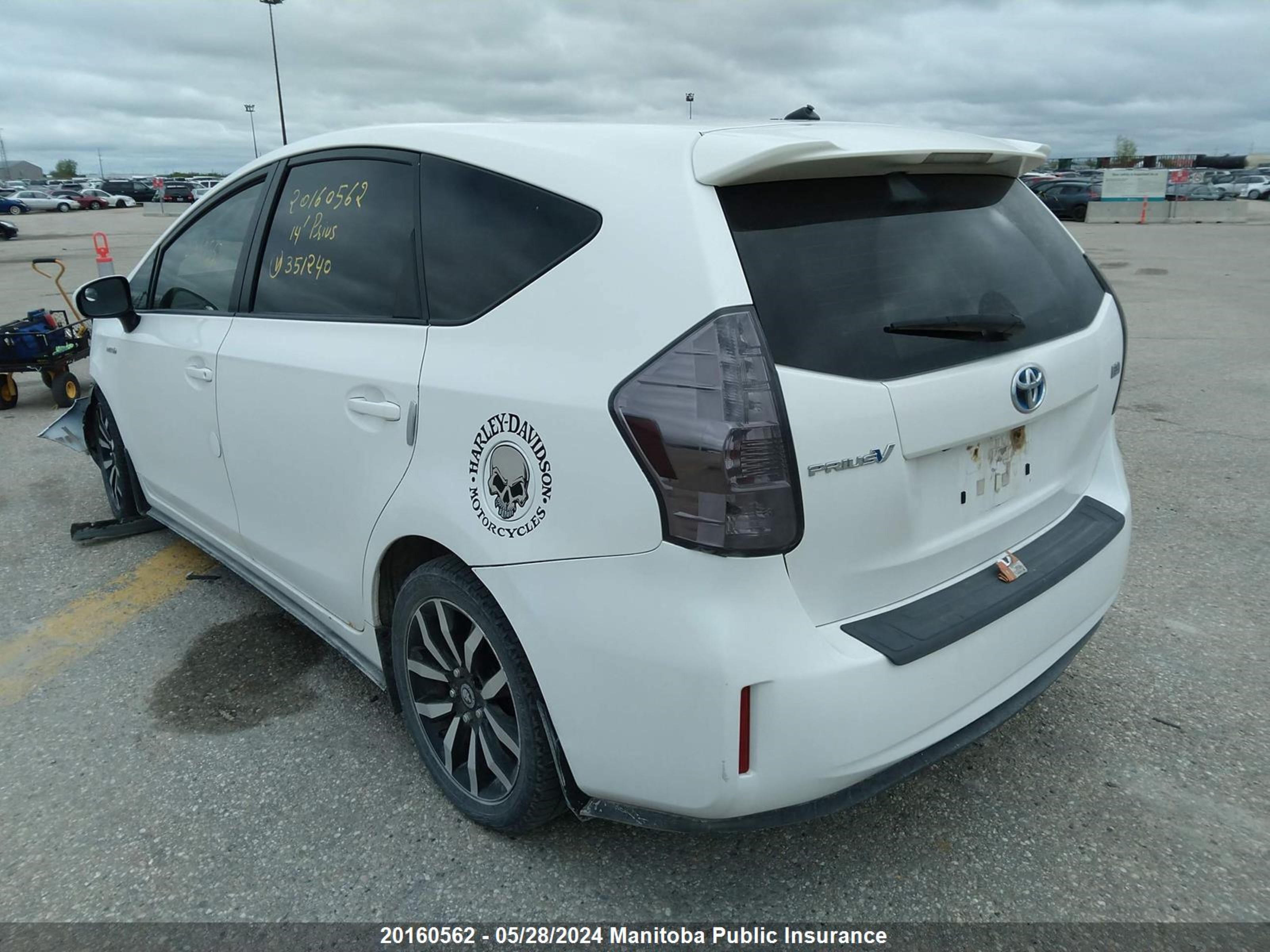 Photo 2 VIN: JTDZN3EU3E3351240 - TOYOTA PRIUS V (+) 