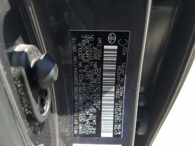 Photo 9 VIN: JTDZN3EU3GJ043032 - TOYOTA PRIUS V 