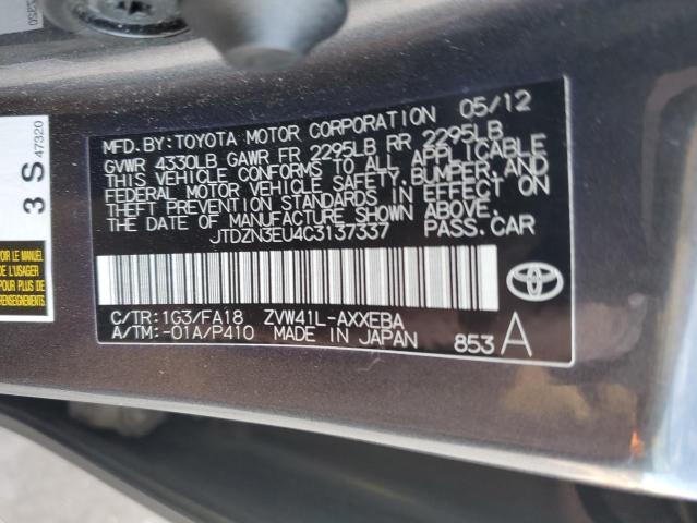 Photo 11 VIN: JTDZN3EU4C3137337 - TOYOTA PRIUS 