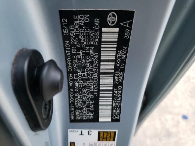 Photo 12 VIN: JTDZN3EU4C3139248 - TOYOTA PRIUS V 