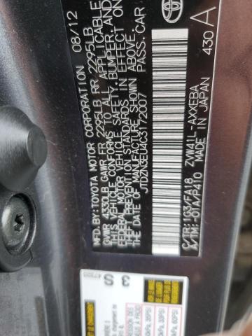 Photo 11 VIN: JTDZN3EU4C3172007 - TOYOTA PRIUS V 