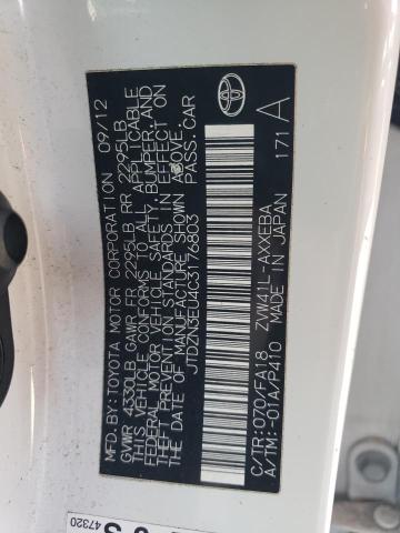 Photo 11 VIN: JTDZN3EU4C3176803 - TOYOTA PRIUS 