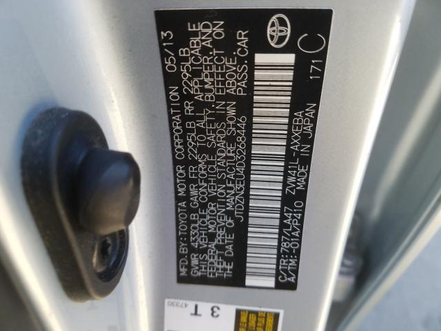 Photo 9 VIN: JTDZN3EU4D3268446 - TOYOTA PRIUS V 