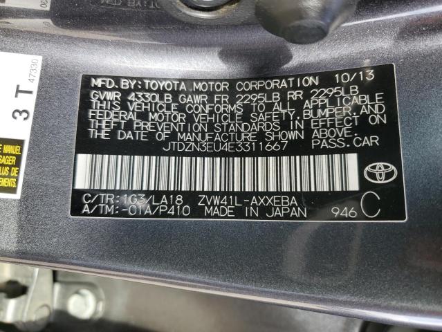 Photo 12 VIN: JTDZN3EU4E3311667 - TOYOTA PRIUS 