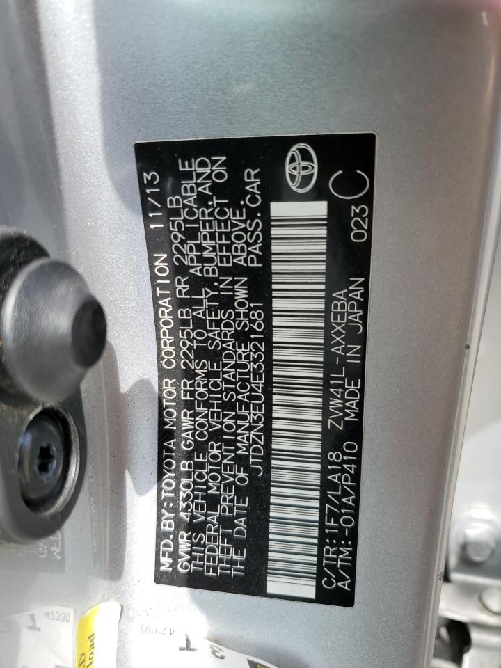 Photo 11 VIN: JTDZN3EU4E3321681 - TOYOTA PRIUS 