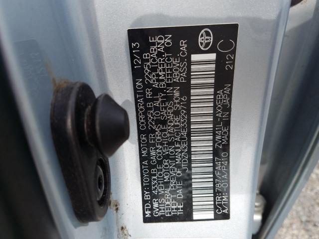 Photo 9 VIN: JTDZN3EU4E3329716 - TOYOTA PRIUS V 