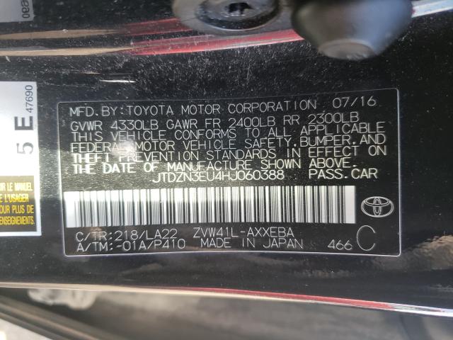 Photo 9 VIN: JTDZN3EU4HJ060388 - TOYOTA PRIUS 