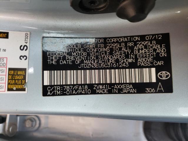 Photo 9 VIN: JTDZN3EU5C3161243 - TOYOTA PRIUS V 