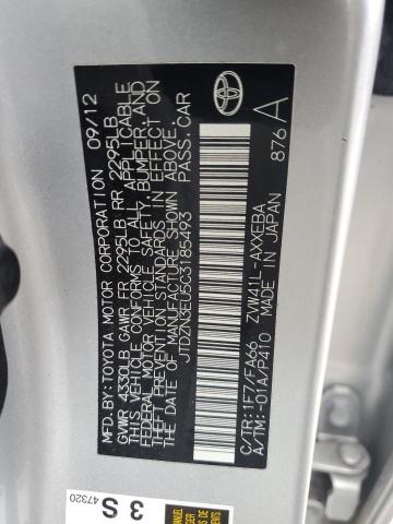 Photo 11 VIN: JTDZN3EU5C3185493 - TOYOTA PRIUS V 