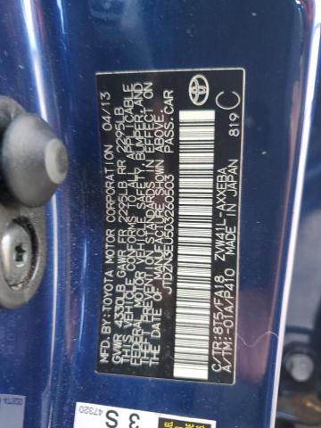 Photo 11 VIN: JTDZN3EU5D3260503 - TOYOTA PRIUS V 